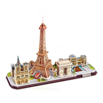 Puzzle 3D de la ciudad de París.