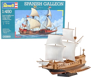 Galeon Español, kit de plástico escala 1/450.