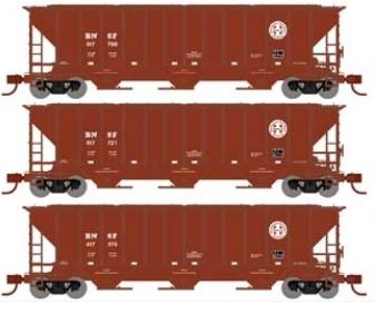 Set de tres vagones de mercancías By Hopper