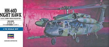HH-60D Night Hawk, kit de plástico escala 1/72.