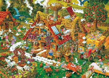 Funny Farm, puzzle de 1000 piezas.