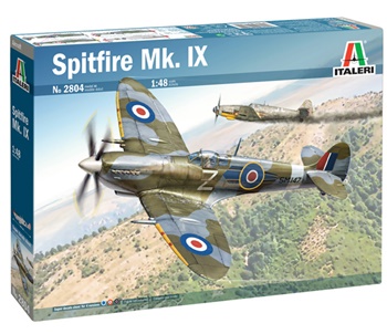 Spitfire MK. IX. Kit de plástico escala 1/48.