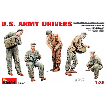 Figuras US Army drivers, escala 1/35.