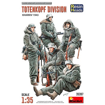 Figuras totenkopf division 1943, escala 1/35.