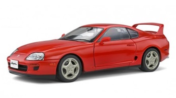 Toyota Supra Mk4 color rojo 1993.