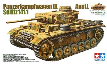 Panzerkampfwagen III Ausf. L Sd. Kfz. 141/1. Kit plástico escala 1/35.