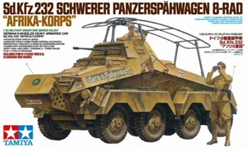 Sd. Kfz. 232 Schwerer Panzerspahwagen 8-RAD. Kit escala 1/35.