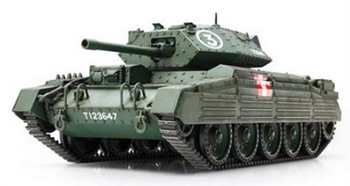 British Cruiser tank Mk. VI Crusader Mk. III, inclou 2 figures. Kit de