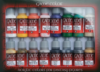 Estuche de 16 colores Game Color para pintar maquetas y miniaturas.