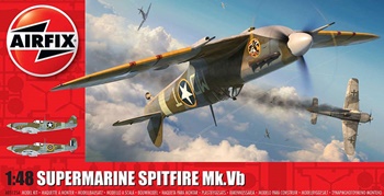 Supermarine Spitfire Mk. Vb. Kit de plástico escala 1/48.