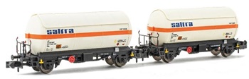 Set de dos vagones cisterna SALTRA de RENFE, época IV.