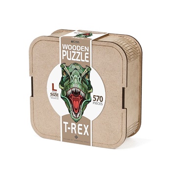 T-REX puzzle de madera con 570 piezas.