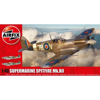 Supermarine Spitfire Mk. XII. Kit de plástico escala 1/48.