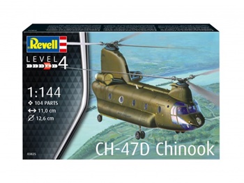 CH-47D Chinook, kit de plástico escala 1/144.