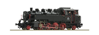 Locomotora de vapor serie 86 OBB, época III.