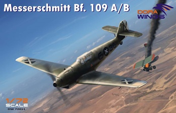 Messerschmitt Bf. 109 A/B, escala 1/72.