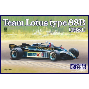 Team Lotus type 88B 1981. Kit de plástico escala 1/20
