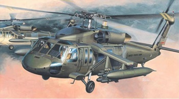 UH-60A Black Hawk. Kit de plástico escala 1/72.