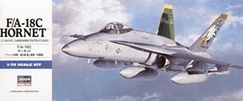 F/A-18C HORNET. Kit de plástico escala 1/72.