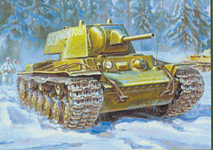 Soviet heavy tank L-11 gun mod.1940 KV-1.