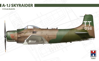 A-1 J Skyraider, kit de plástico escala 1/72