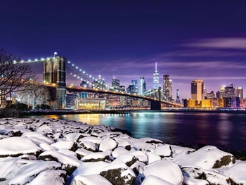 Nueva York en invierno, 1530 piezas.