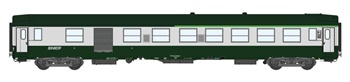 Coche pasajeros UIC 2º clase/furgón SNCF, época V.