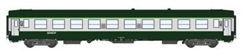Coche pasajeros UIC 2º clase/furgón SNCF, época IV.