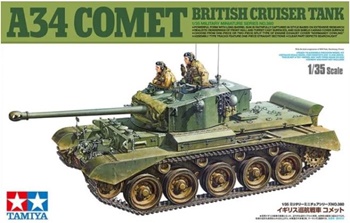 British cruiser tank A34 COMET. Kit escala 1/35.