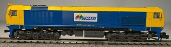Locomotora diésel COPAS 319-303-4, época V-VI.