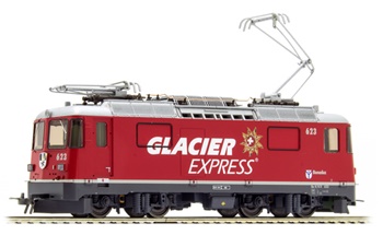 Locomotora RhB Ge 4/4 II 623 Glacier Express