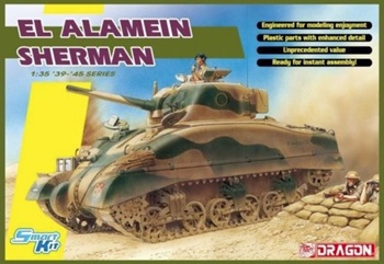 El Alamein Sherman. Kit de plástico escala 1/35.