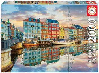 Puerto de Copenhagen, 2000 piezas.