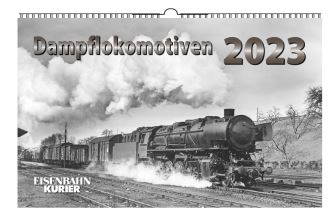 Dampflokomotiven calendario 2023.