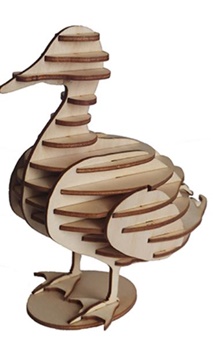 Pato, kit de madera.