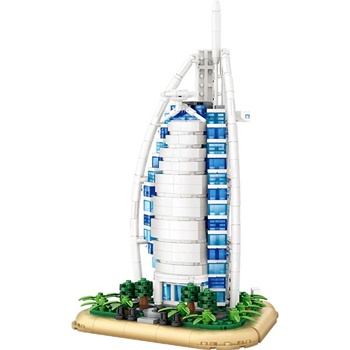LOZ mini Burj Al Arab, 962 piezas.