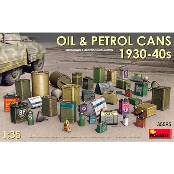 Oil & Petrol cans 1930-1940.