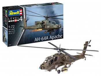 AH-64A Apache. Kit de plástico escala 1/72.