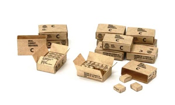 Cajas imitación madera U.S. Vietnam. Escala 1/35.