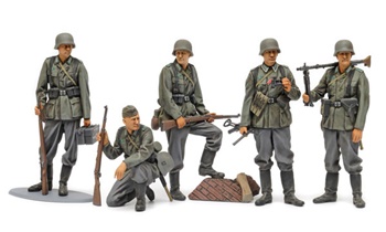 German Infantry set (MID-WWII). Escala 1/35.