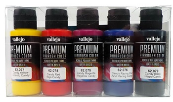 Set de 5 colores acrílicos Premium.