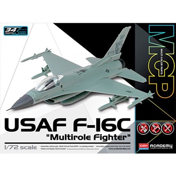USAF F-16C Multirole fighter. Kit plástico escala 1/72.