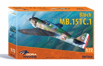 Bloch MB.151C.1. Kit plástico escala 1/72.