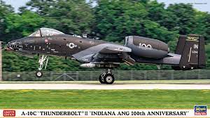 A-10C Thunderbolt II Indiana 100 Aniversario, kit plástico escala 1/72