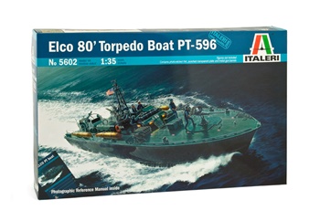 Elco 80 Torpedo boat PT 596. Kit de plástico escala 1/35.