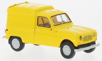 Renault R4 furgoneta amarilla.