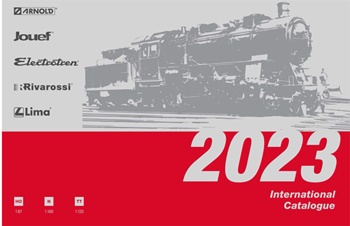 Catálogo 2023 Hornby: Arnold, Jouef, Electrotren, Rivarossi y Lima.