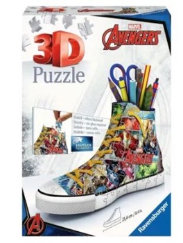 Puzzle 3D zapatilla Avengers.