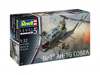 Bell AH-1G Cobra. Kit plástico escala 1/32.