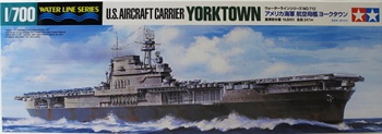 U.S. Aircraft carrier YORKTOWN, escala 1/700.